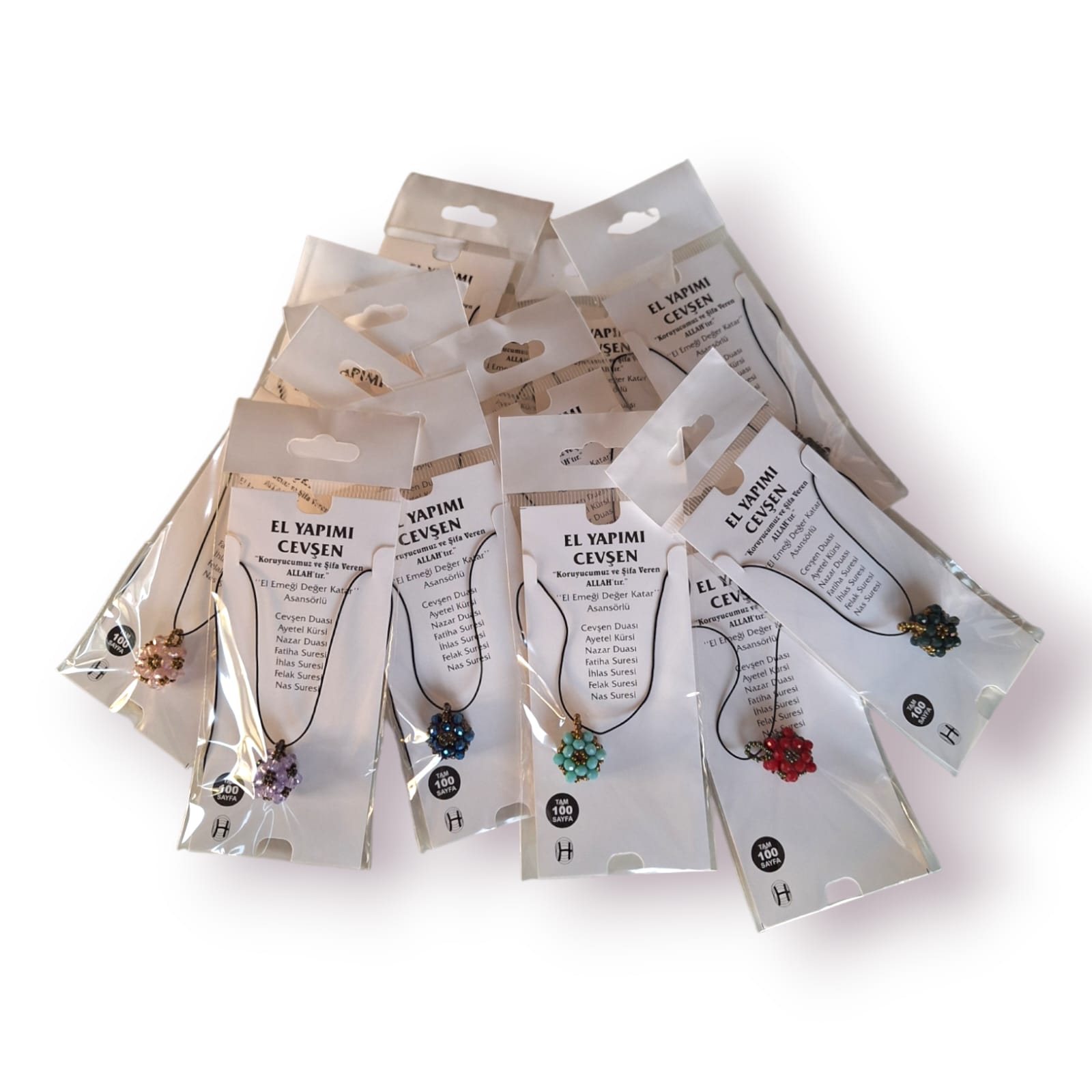 YNC EL YAPIMI BONCUK KRİSTAL CEVŞEN KÜÇÜK BOY