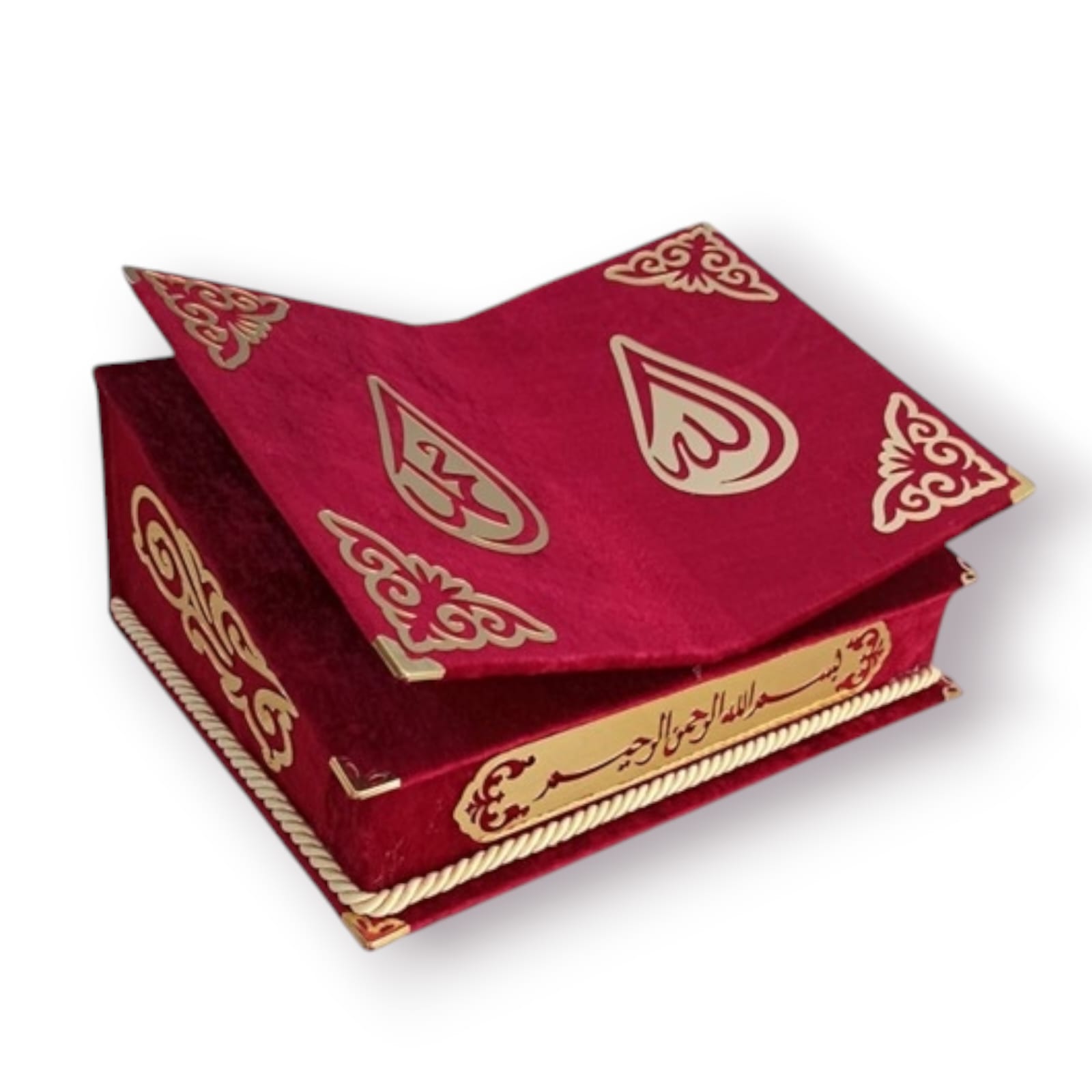 MKT KADİFE RAHLELİ KURAN BORDO OMR