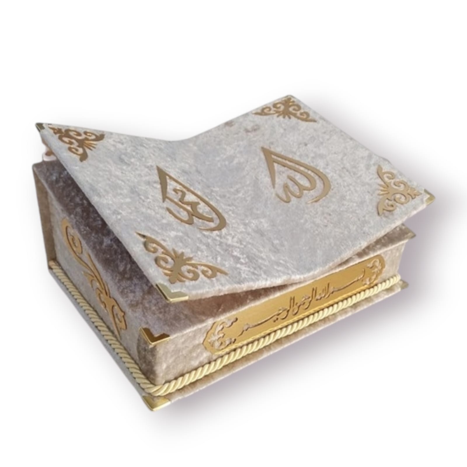 MKT KADİFE RAHLELİ KURAN KREM OMR