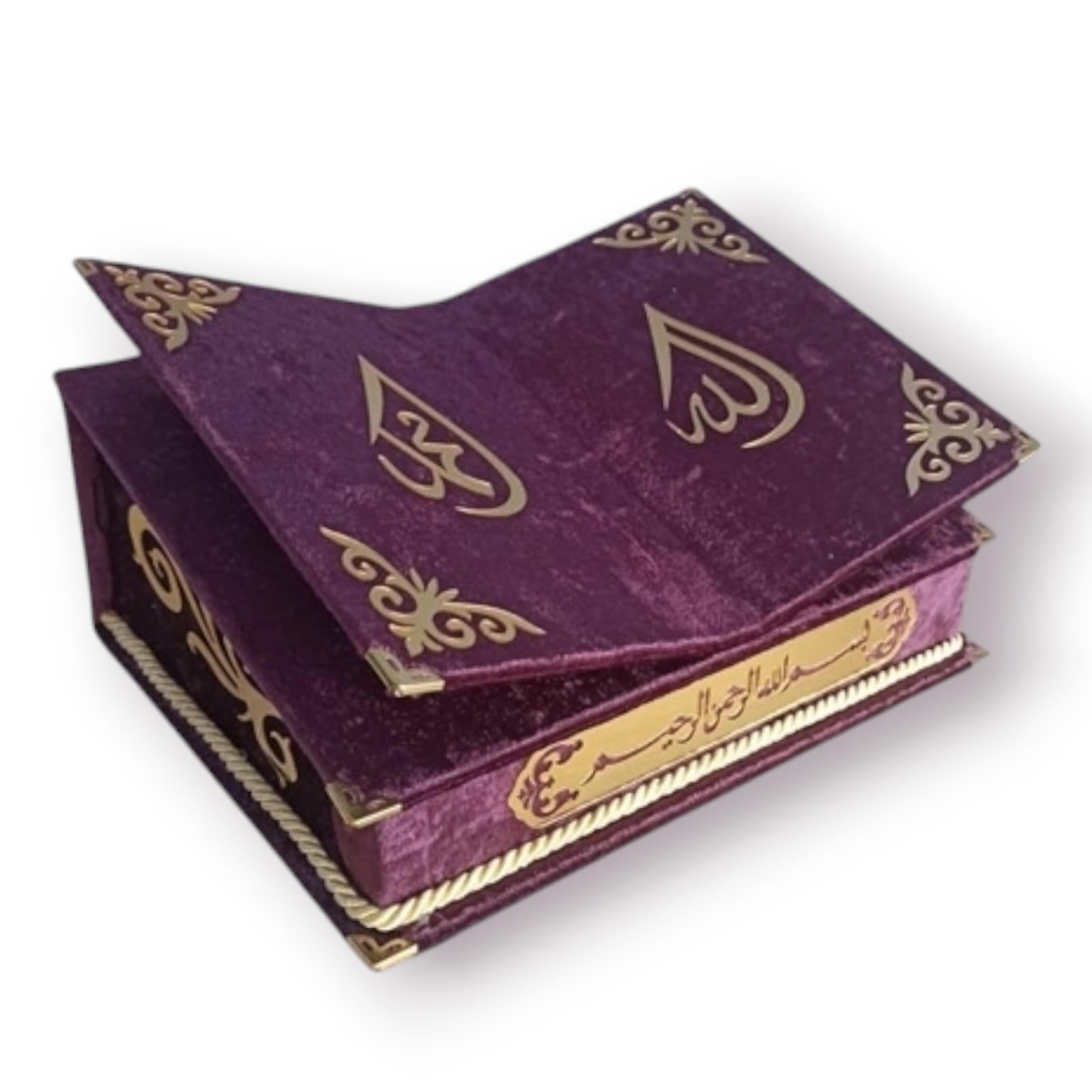 MKT KADİFE RAHLELİ KURAN PEMBE OMR