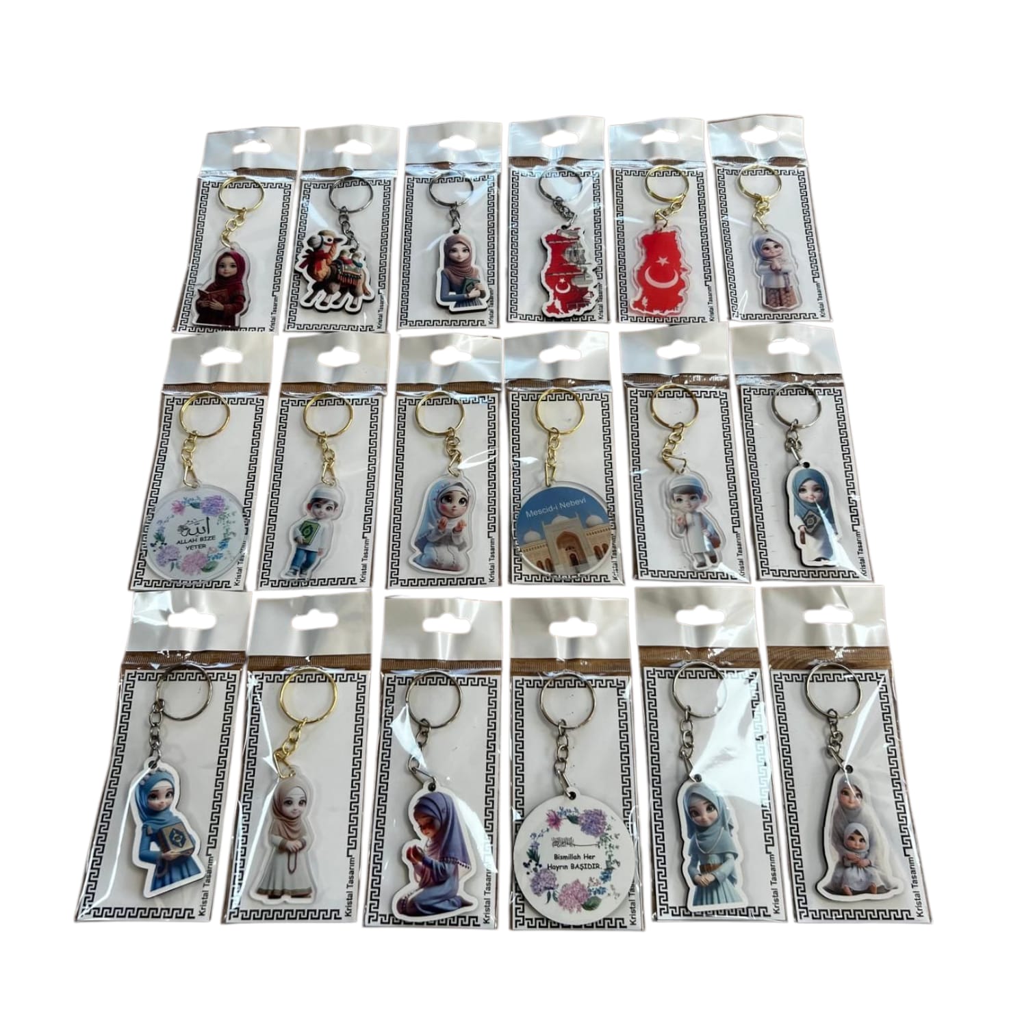 KRS PLEKSİ ANAHTARLIK 180Lİ  (STAND HEDİYELİ)