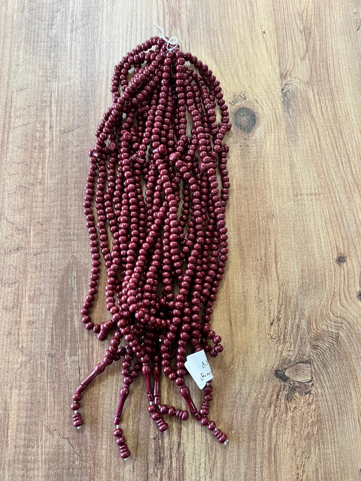 OZL TESBİH 10 MM KAHVERENGİ KOD 118  DESTE