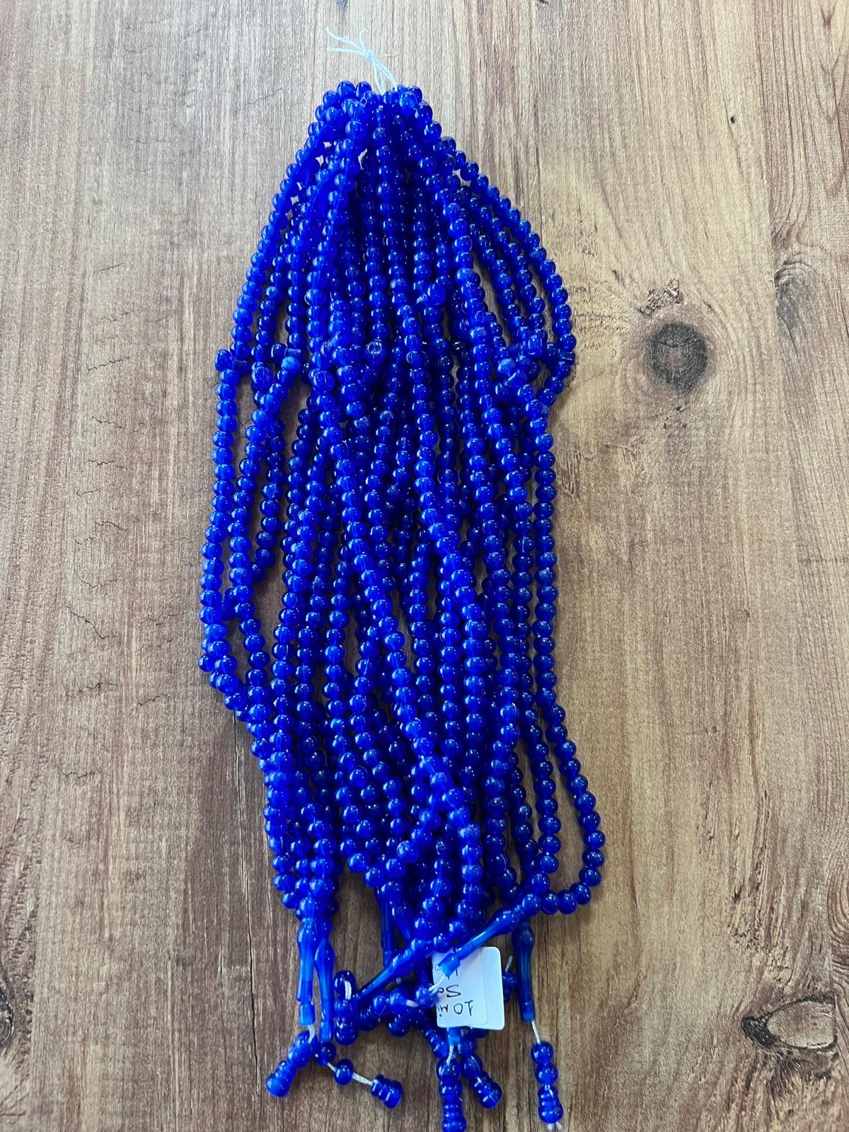 OZL TESBİH 10 MM SAKS MAVİ KOD 119  DESTE