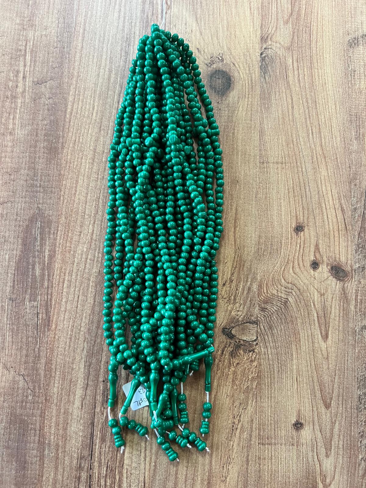 OZL TESBİH 10 MM YEŞİL KOD 127  DESTE