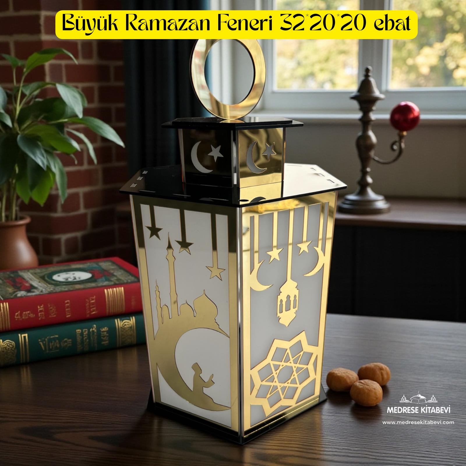 KRS BÜYÜK BOY RAMAZAN FENERİ 32*20*20 EBATINDA