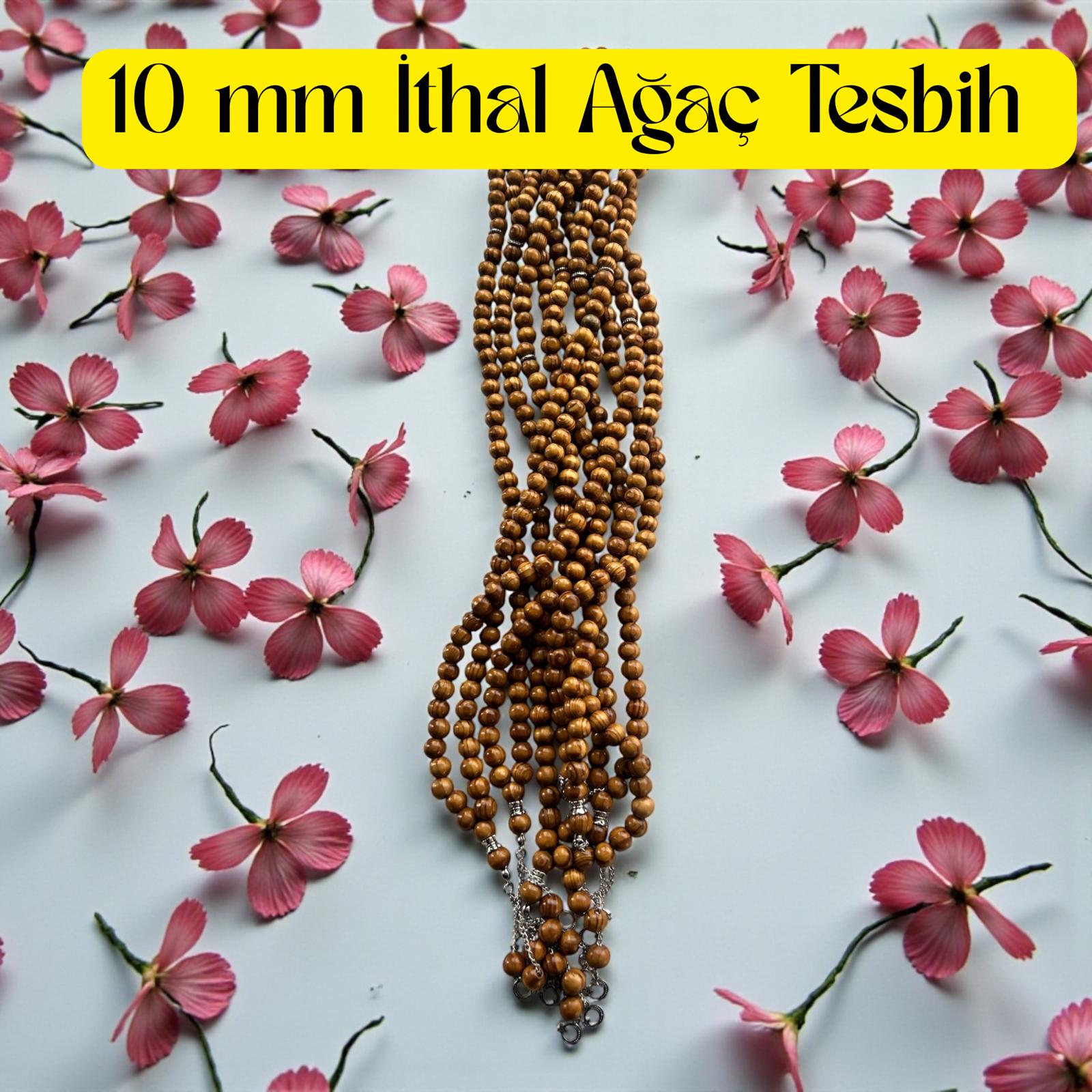 İR TESBİH 99 10 MM İTHAL AĞAÇ (DESTE) 