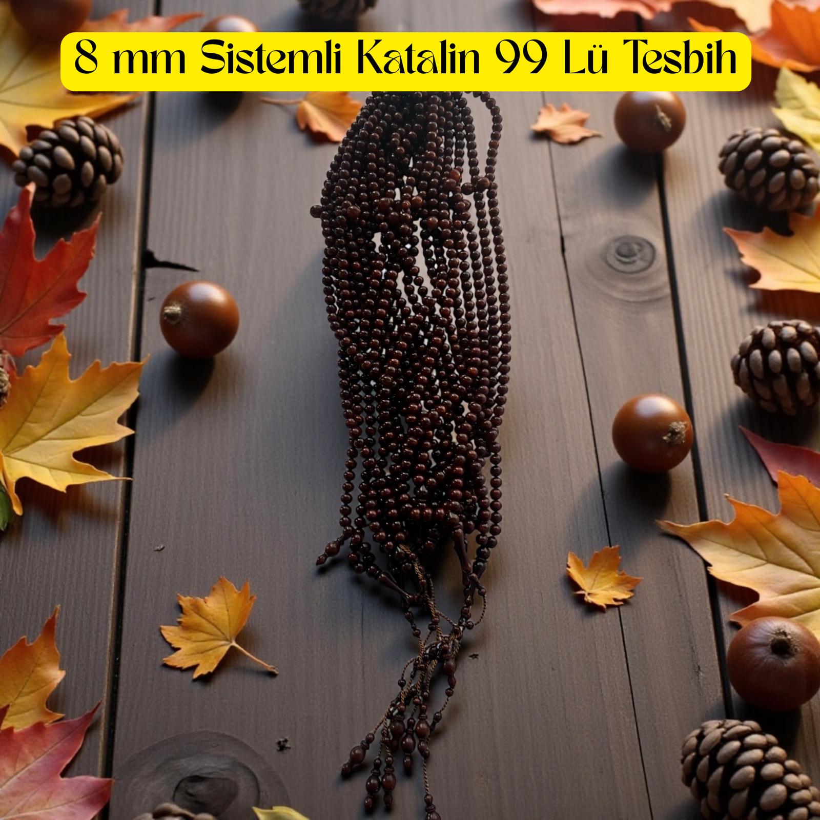 İR TESBİH 99 8 MM SİSTEMLİ KATALIN (DESTE) 