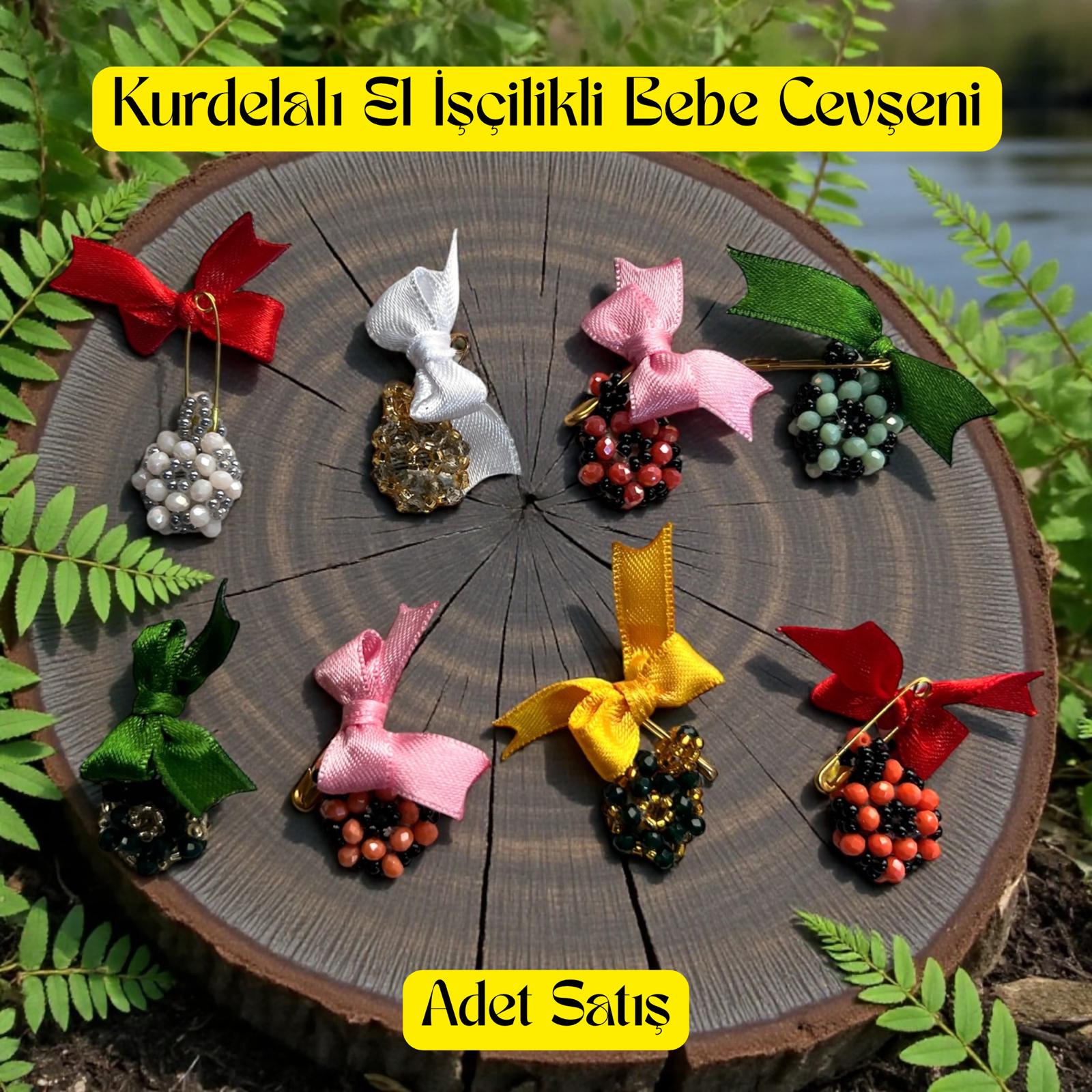 İR CEVŞEN EL İŞÇİLİĞİ BEBE MODEL KURDELALI (ADET SATIŞ)