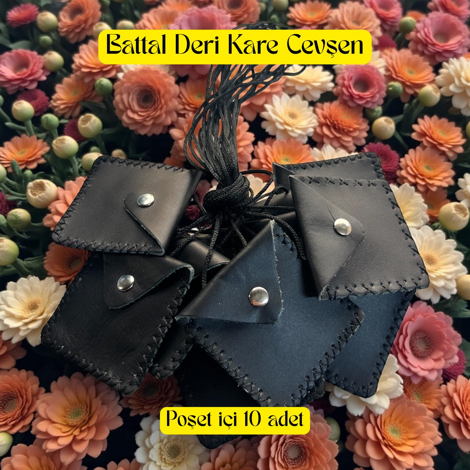 İR CEVŞEN DERİ KARE BATTAL POŞET İÇİ 10 ADET