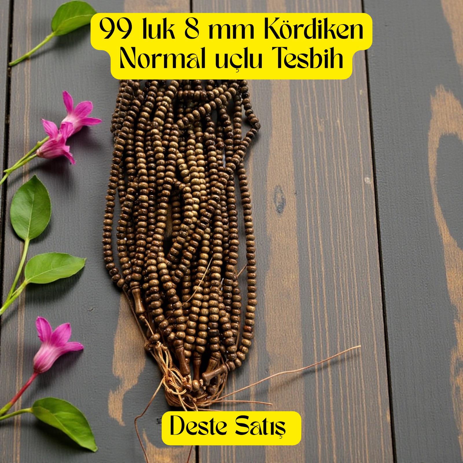 İR TESBİH 99 KÖRDİKEN 8 MM NORMAL UÇLU (DESTE) 
