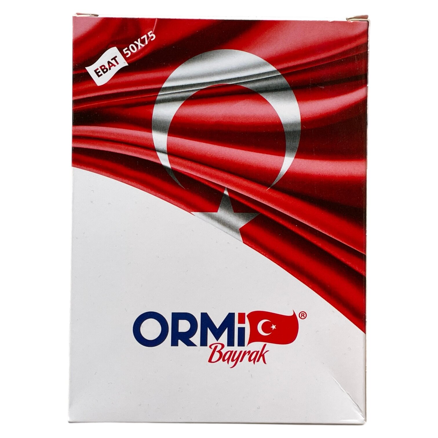 ORMİ 50X75 CM ALPAKA KUMAŞ TÜRK BAYRAĞI