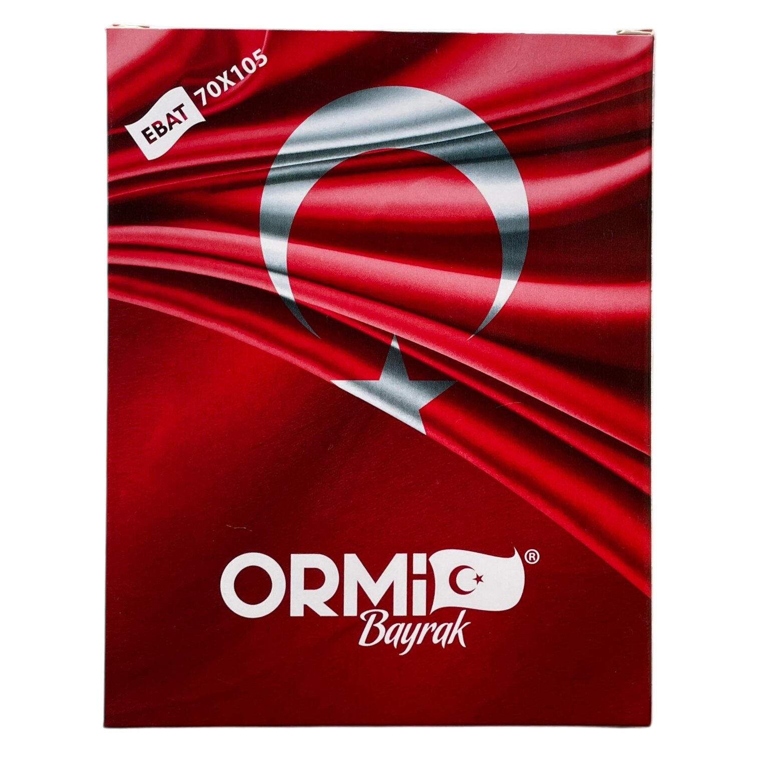 ORMİ 70X105 CM ALPAKA KUMAŞ TÜRK BAYRAĞI