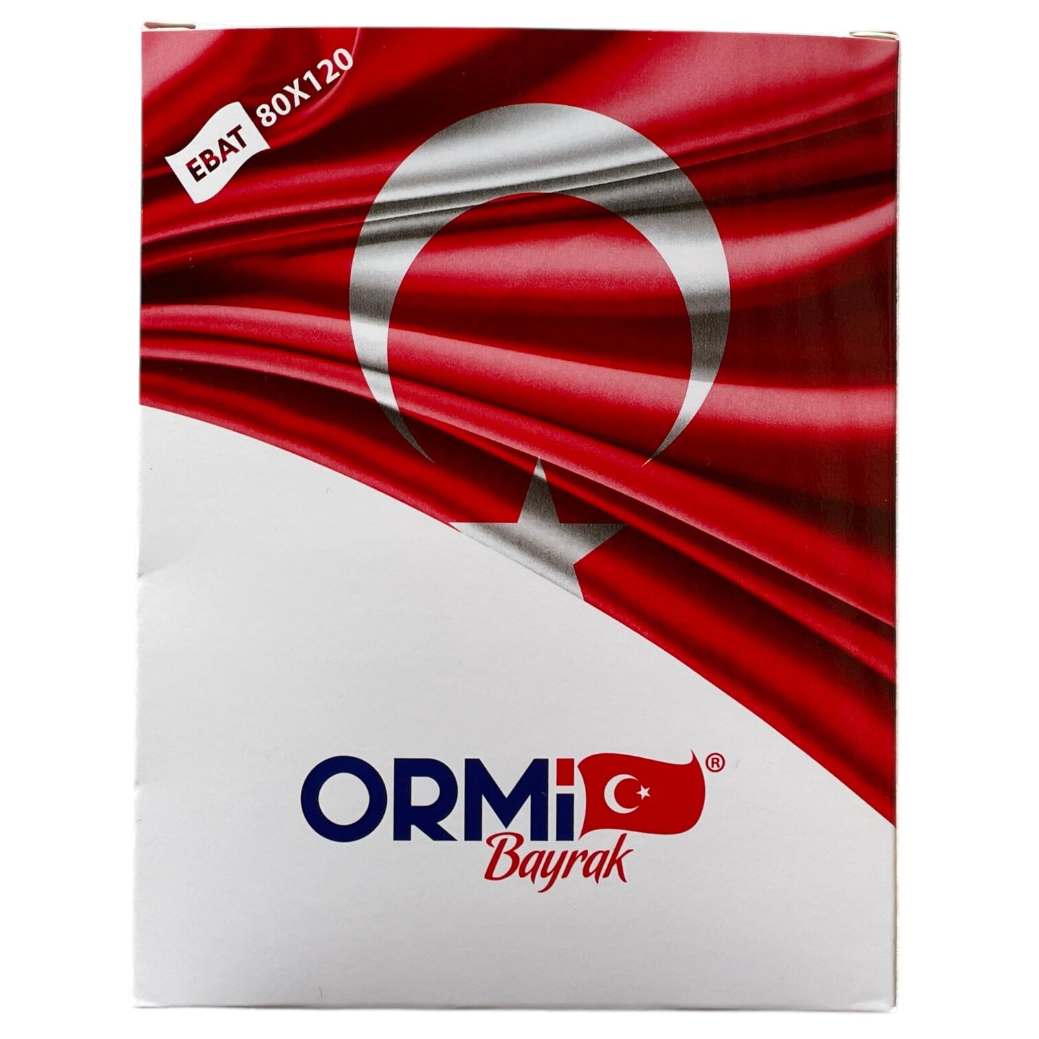 ORMİ 80X120 CM ALPAKA KUMAŞ TÜRK BAYRAĞI