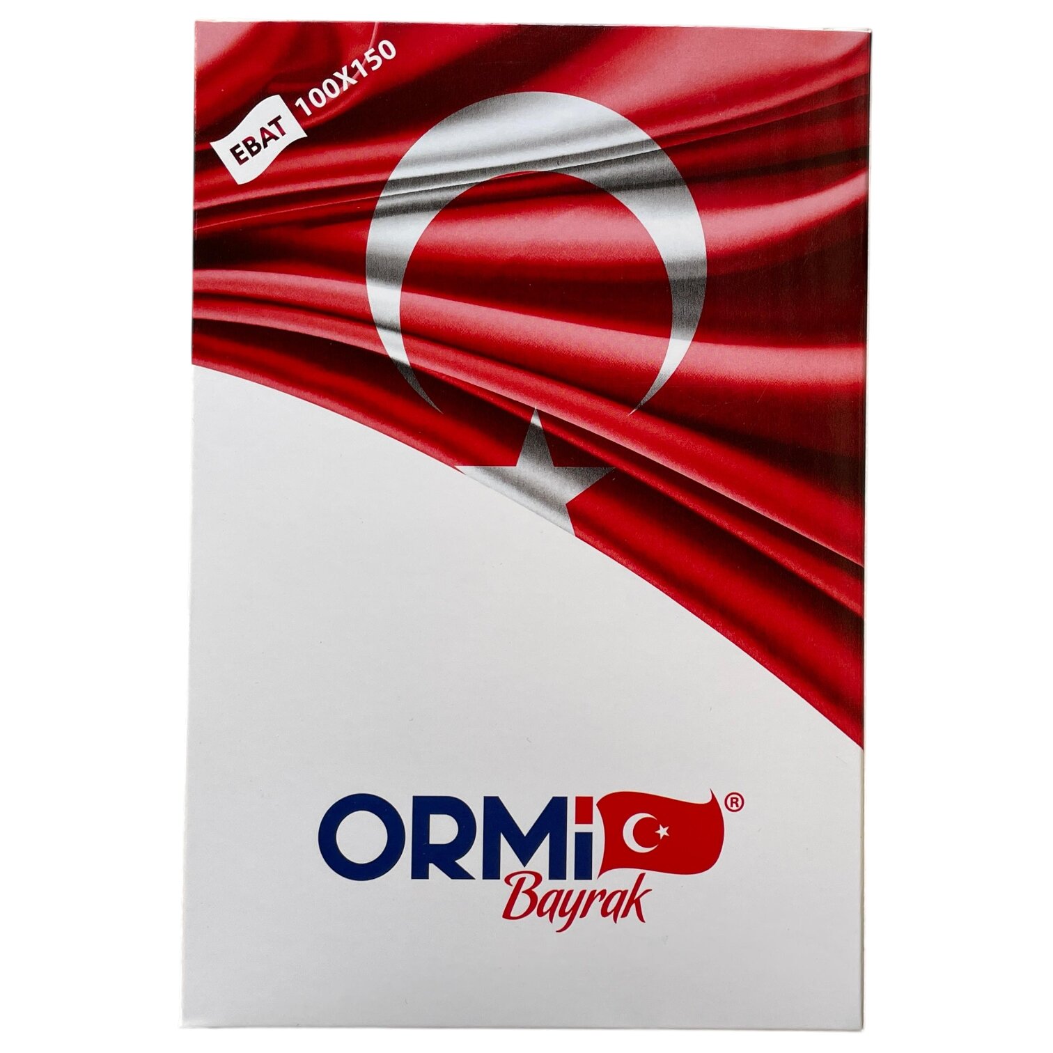 ORMİ 100X150 CM ALPAKA KUMAŞ TÜRK BAYRAĞI