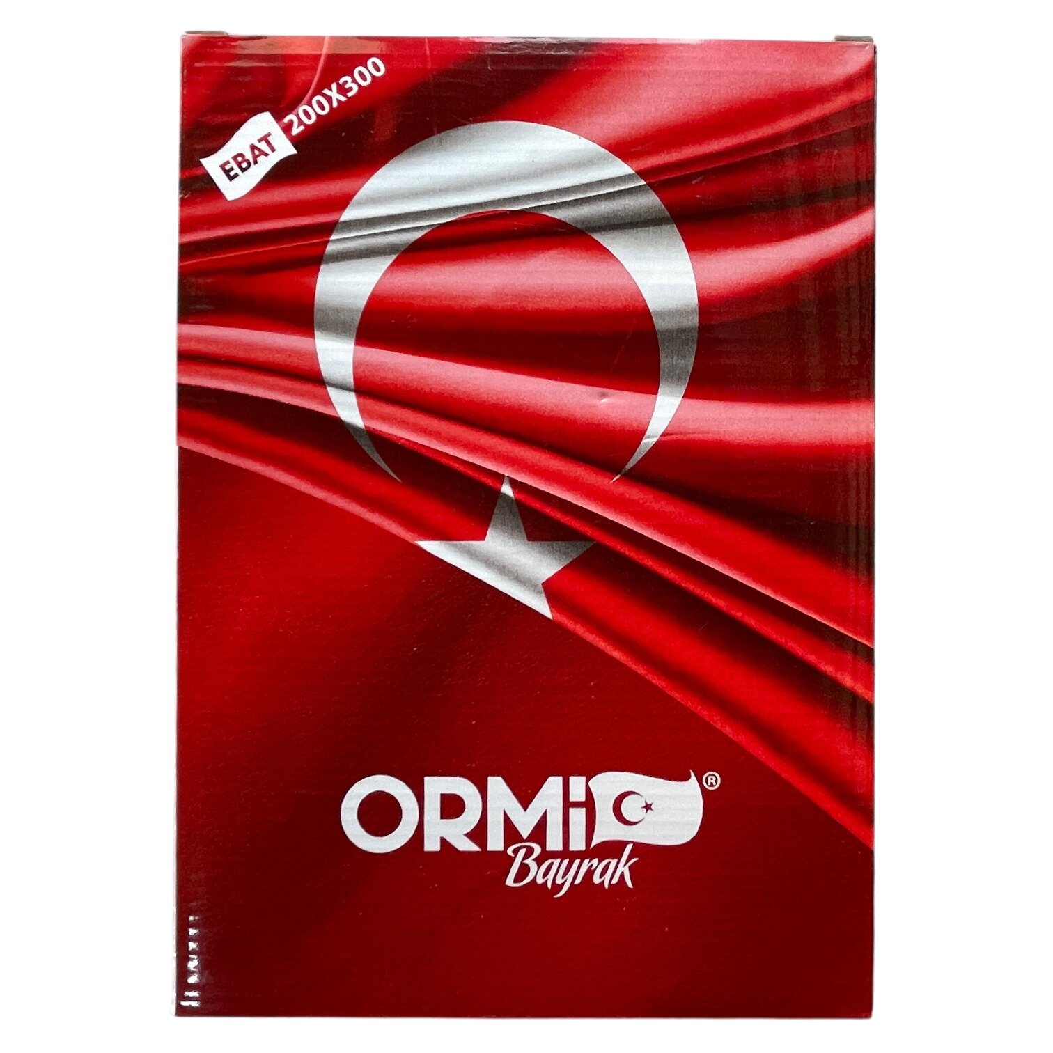 ORMİ 200X300 CM ALPAKA KUMAŞ TÜRK BAYRAĞI