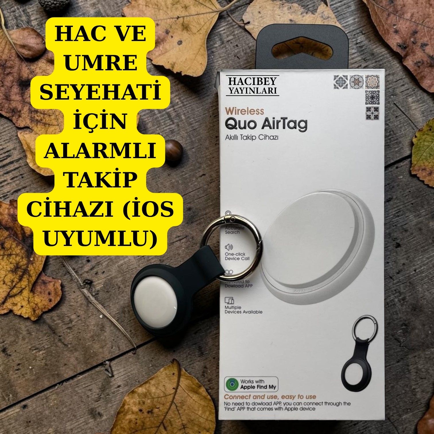 HAC VE UMRE SEYAHATİ İÇİN ALARMLI TAKİP CİHAZI (İOS UYUMLU)