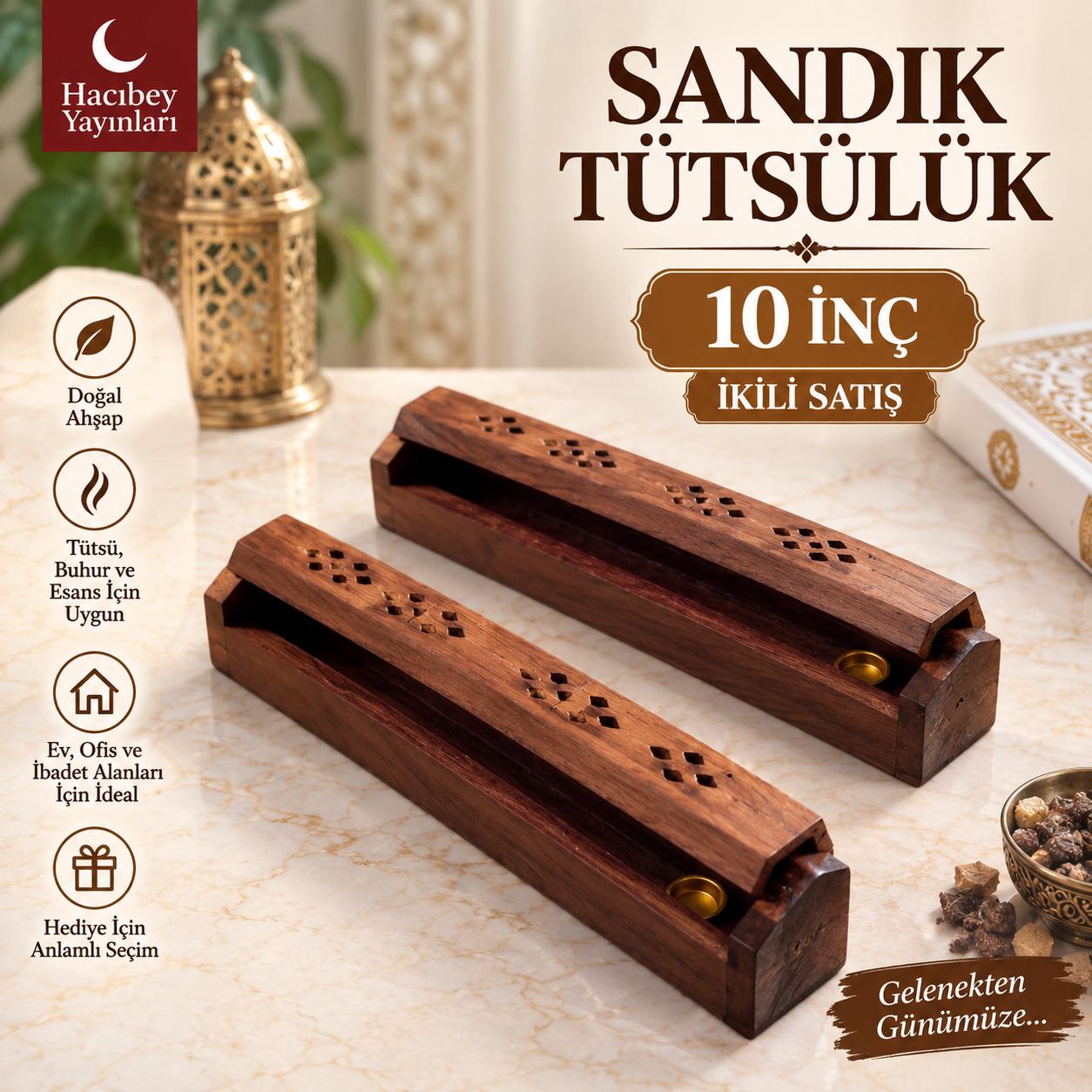 ŞM SANDIK TÜTSÜLÜK 10 İNÇ 2 Lİ SATIŞ