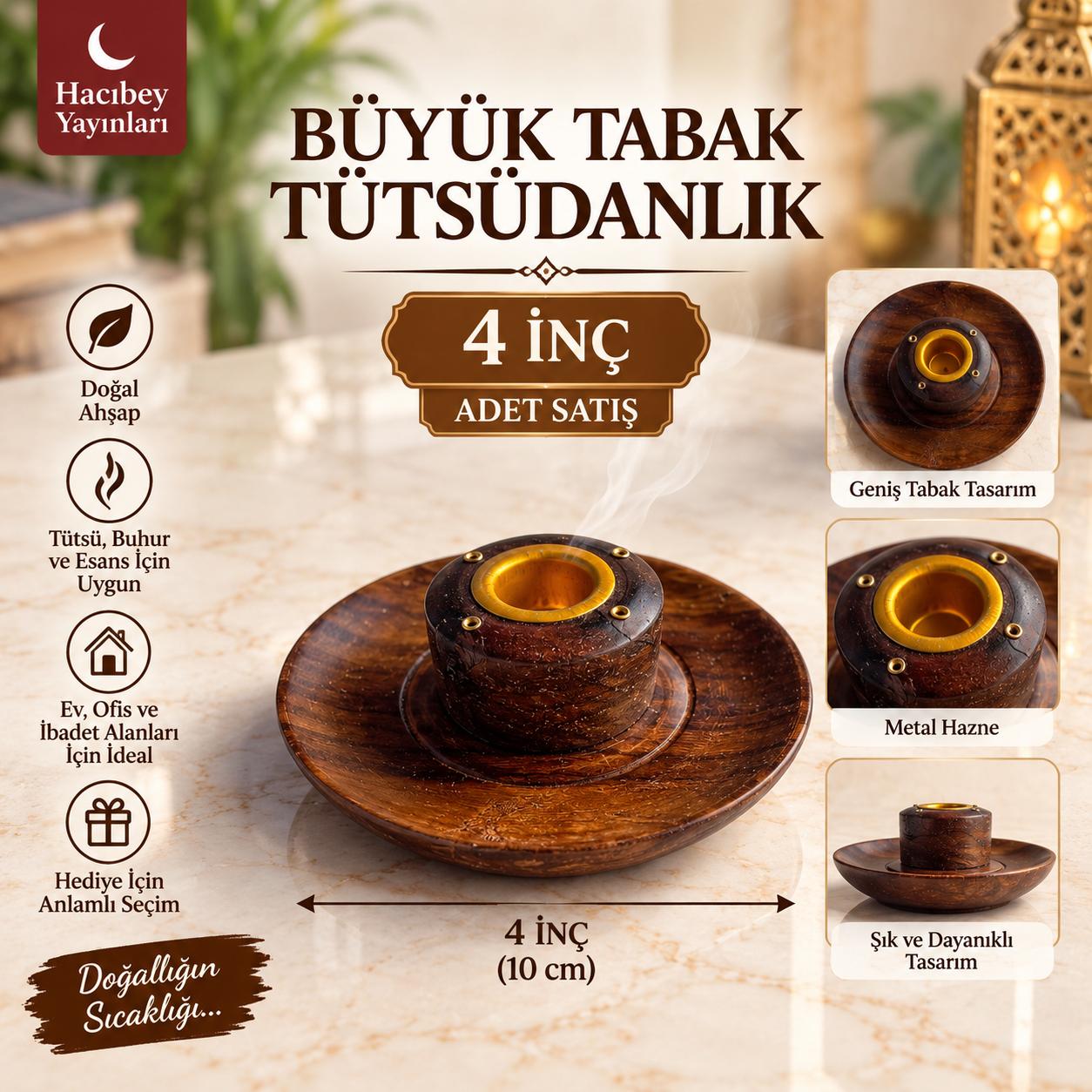 ŞM BÜYÜK TABAK TÜTSÜDANLIK 4 İNÇ (ADET SATIŞ)