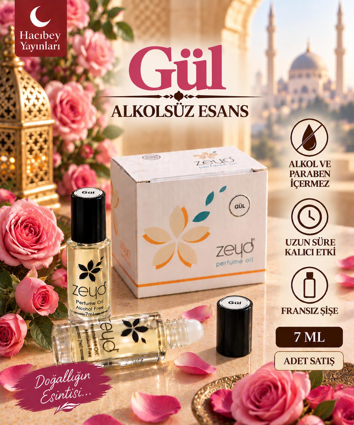 ZEYD ESANS 7 ML GÜL 12 Lİ