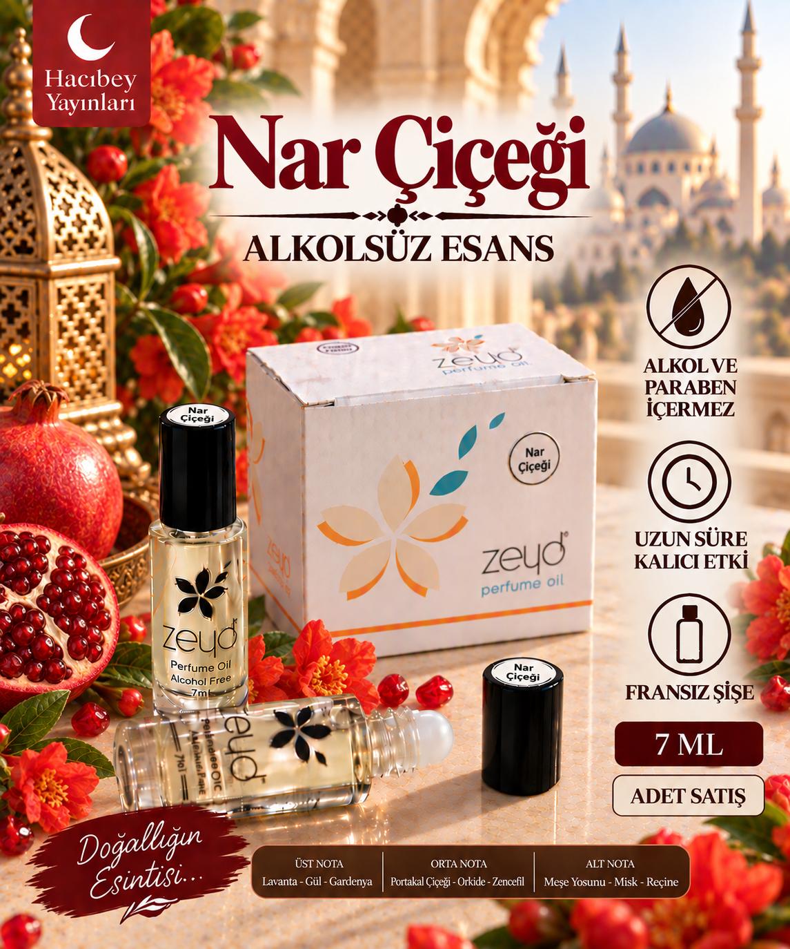 ZEYD ESANS 7 ML NAR ÇİÇEĞİ 12 Lİ