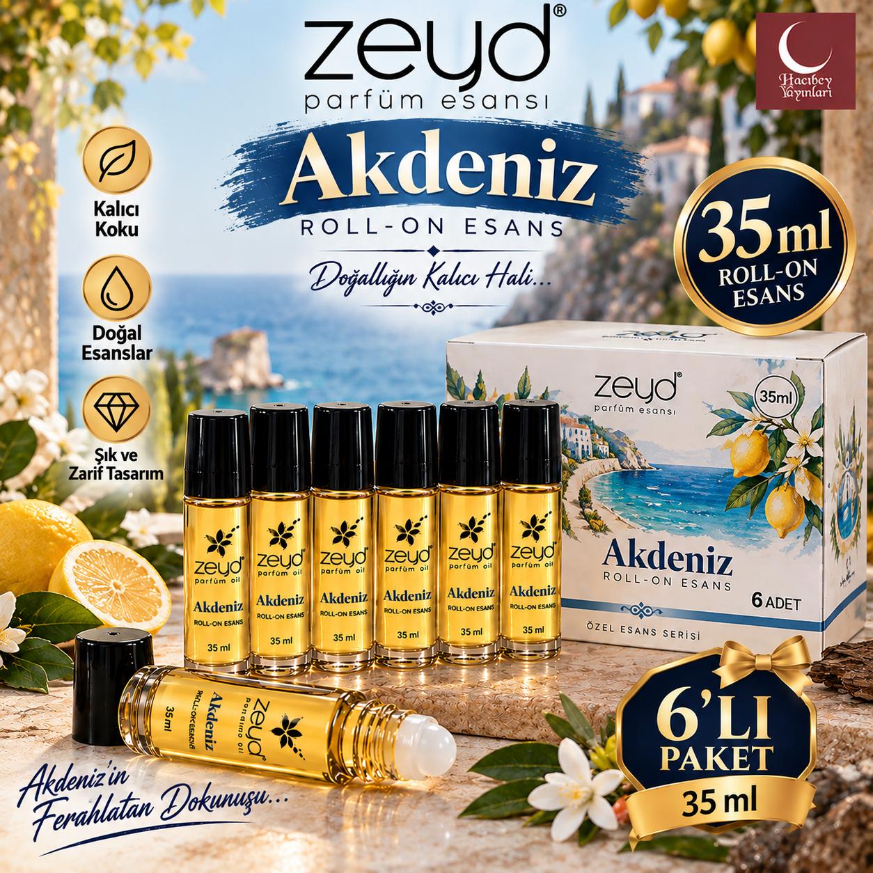 ZEYD ESANS 35 ML AKDENİZ 6 LI