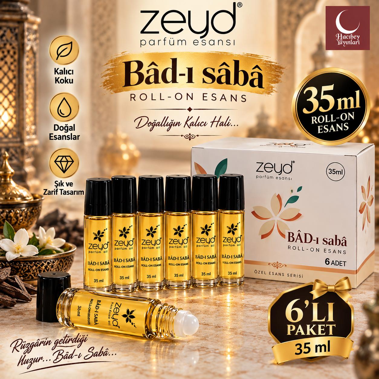 ZEYD ESANS 35 ML BAD-I SABA 6 LI
