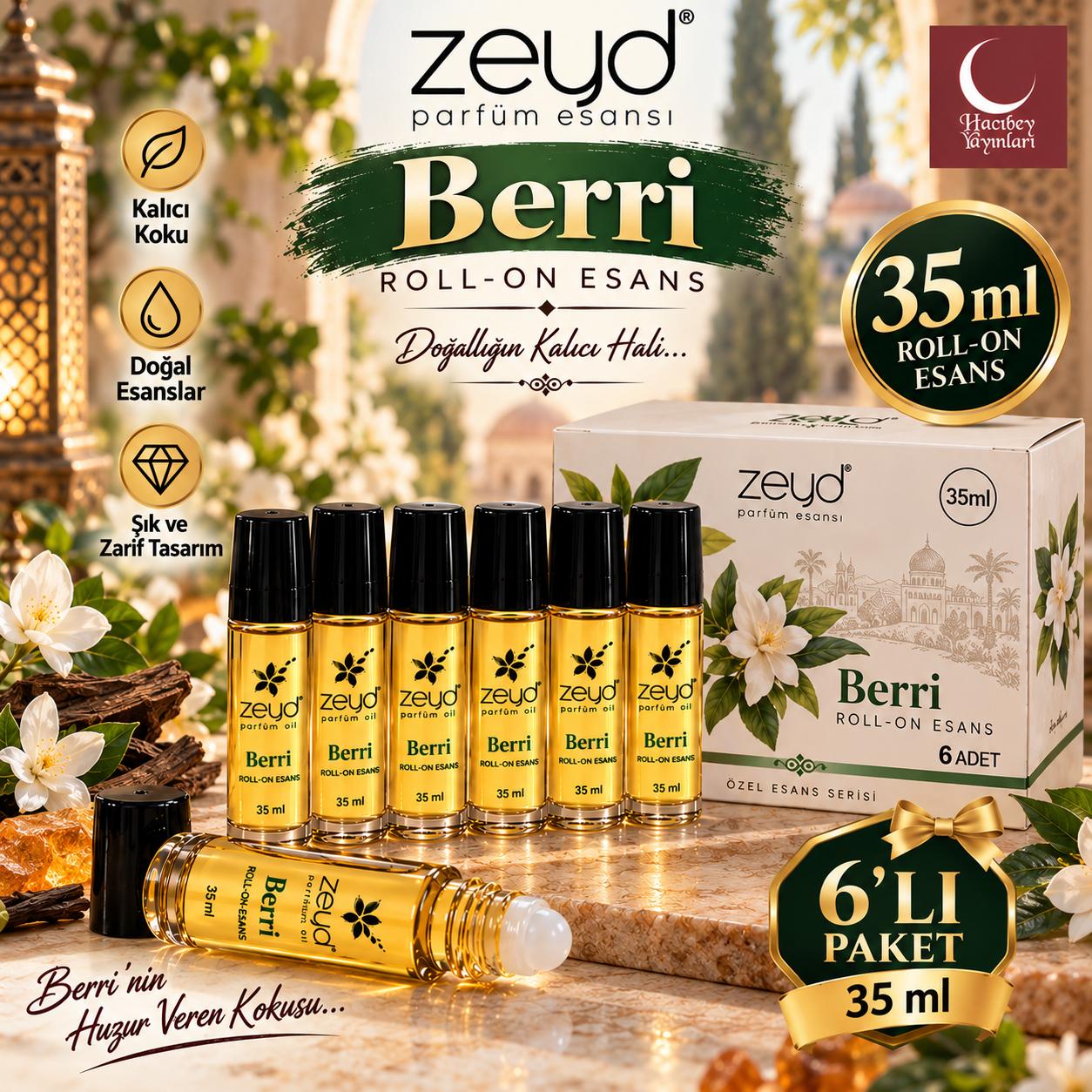 ZEYD ESANS 35 ML BERRİ 6 LI