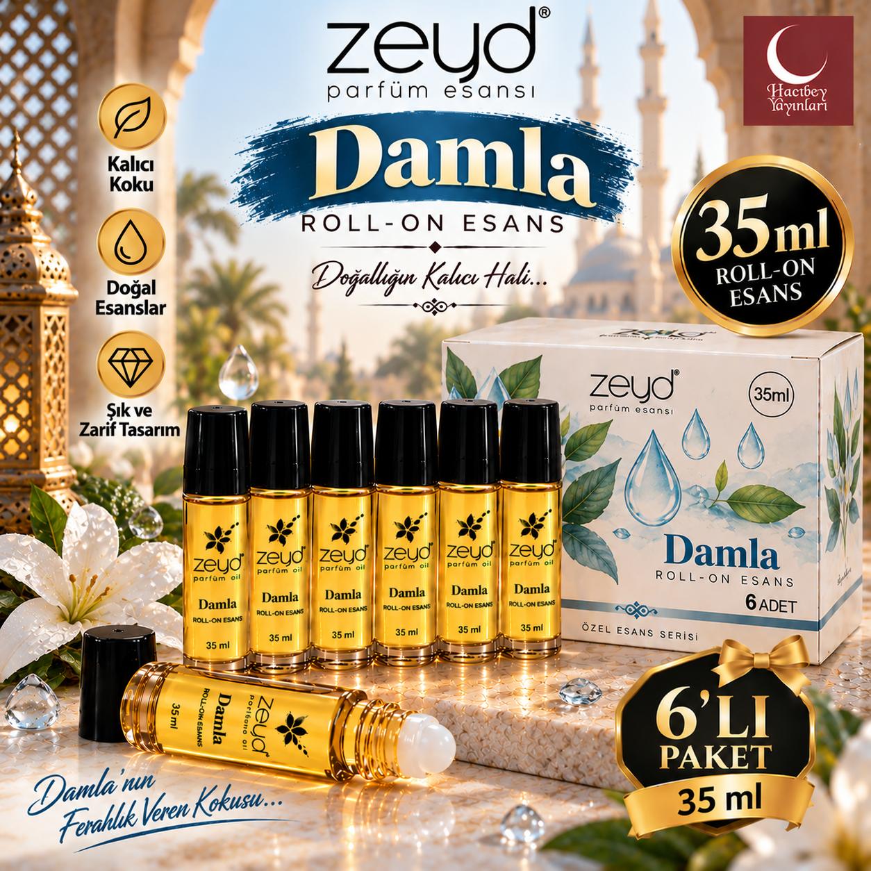 ZEYD ESANS 35 ML DAMLA 6 LI