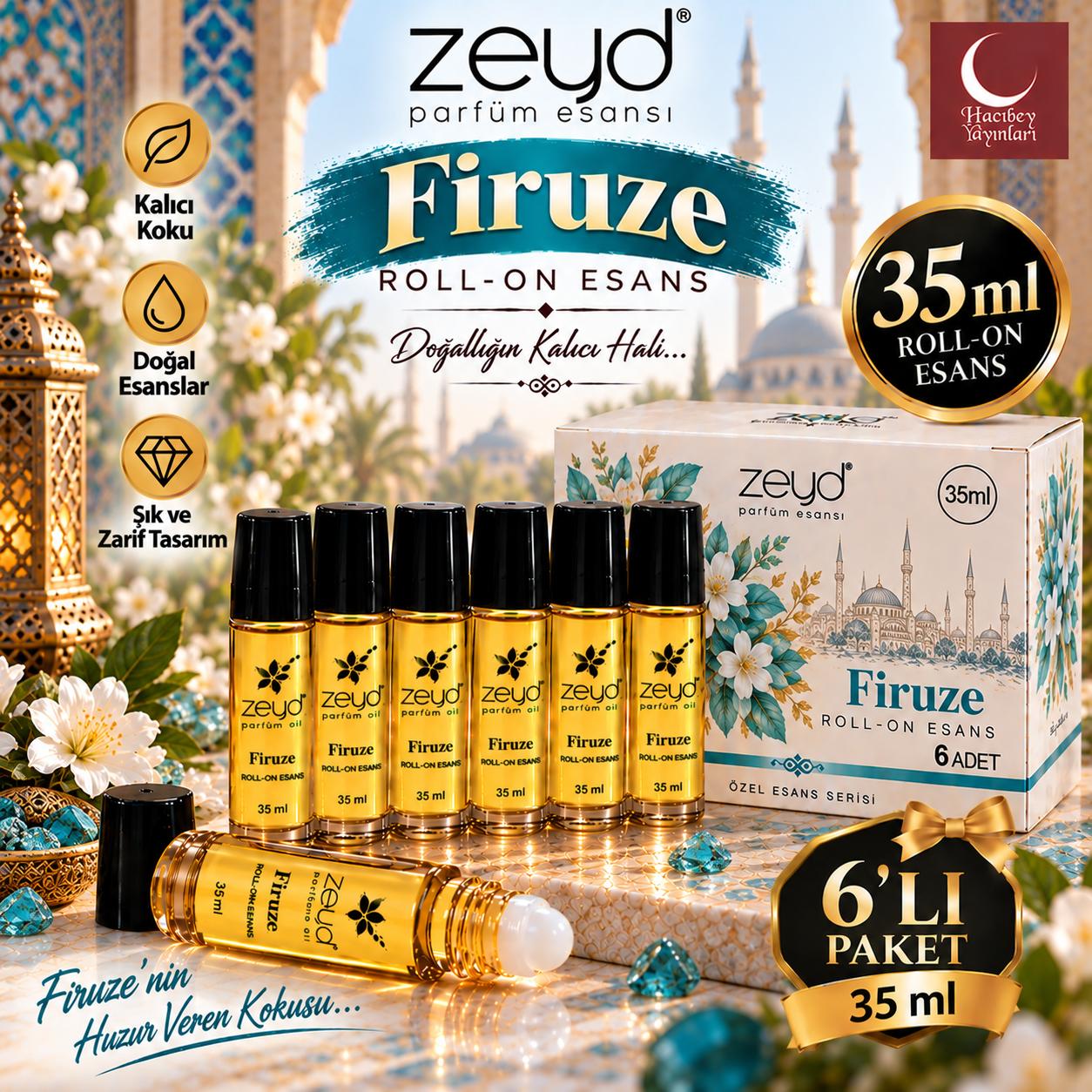 ZEYD ESANS 35 ML FİRUZE 6 LI
