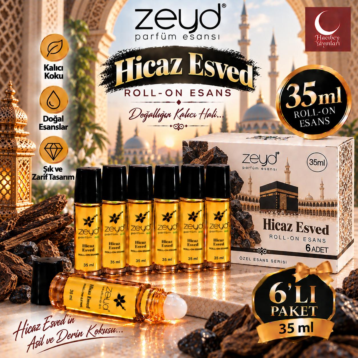ZEYD ESANS 35 ML HİCAZ ESVED 6 LI