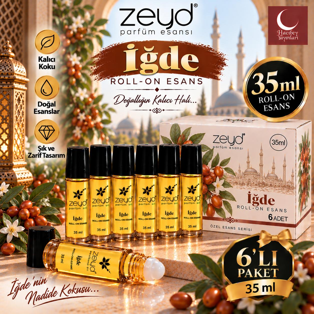 ZEYD ESANS 35 ML İĞDE 6 LI