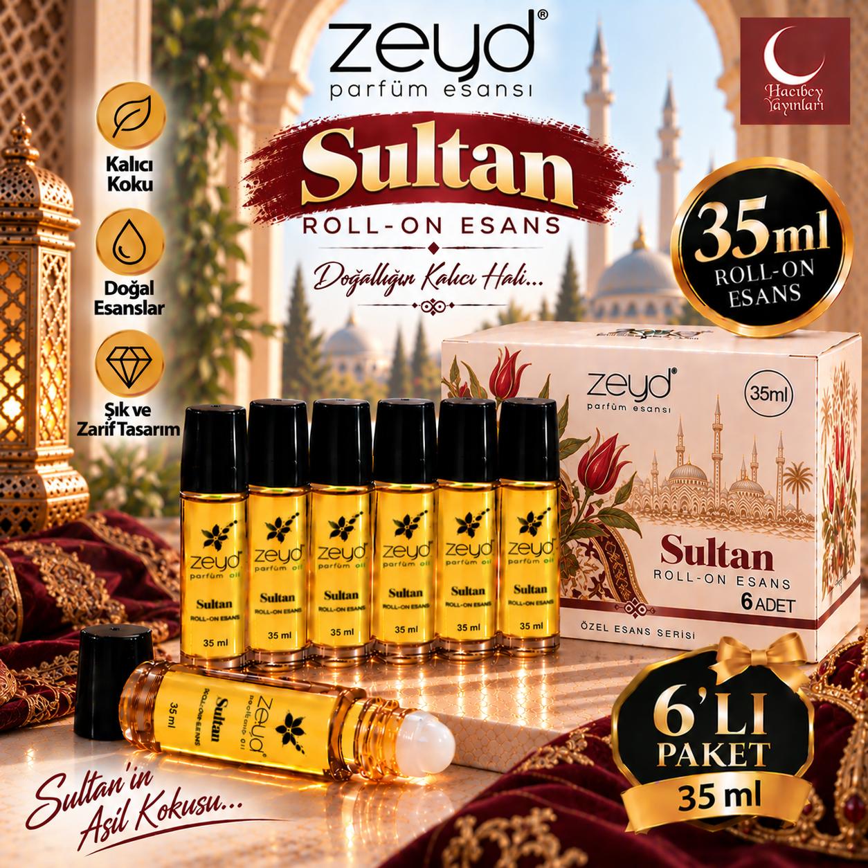 ZEYD ESANS 35 ML SULTAN 6 LI
