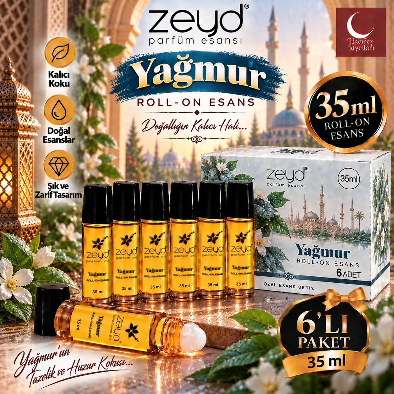ZEYD ESANS 35 ML YAĞMUR 6 LI