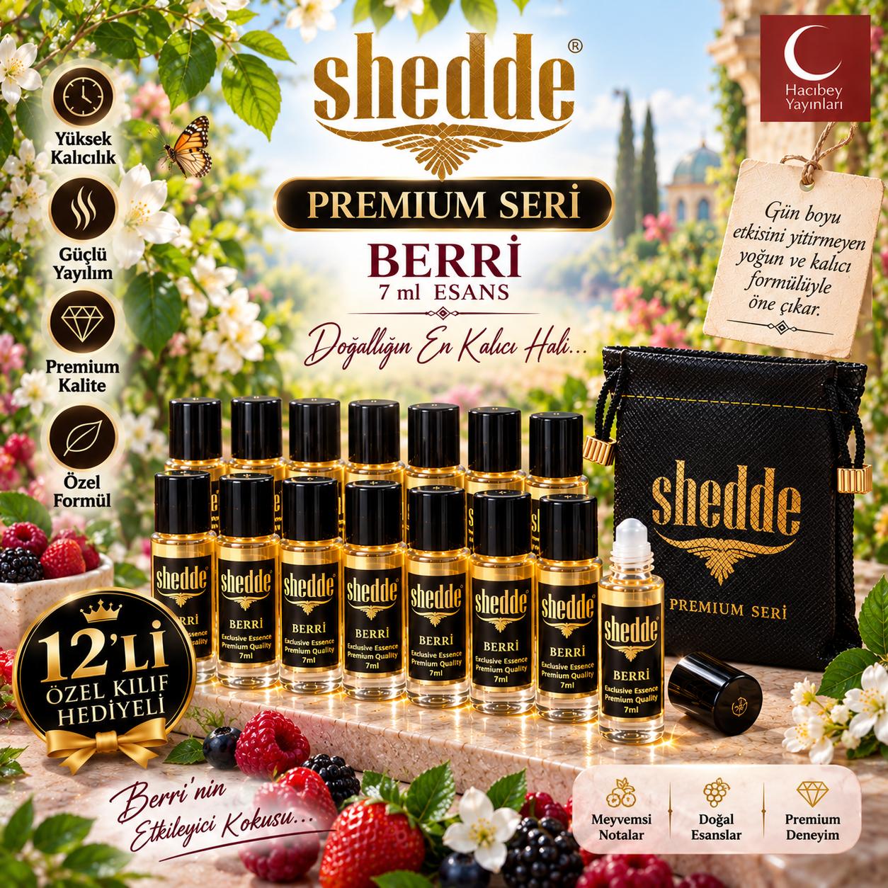 ZEYD SHEDDE 7 ML BERRİ ESANS 12 Lİ KILIF HEDİYELİ