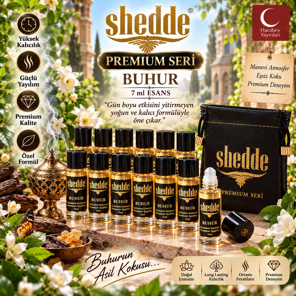 ZEYD SHEDDE 7 ML BUHUR ESANS 12 Lİ KILIF HEDİYELİ