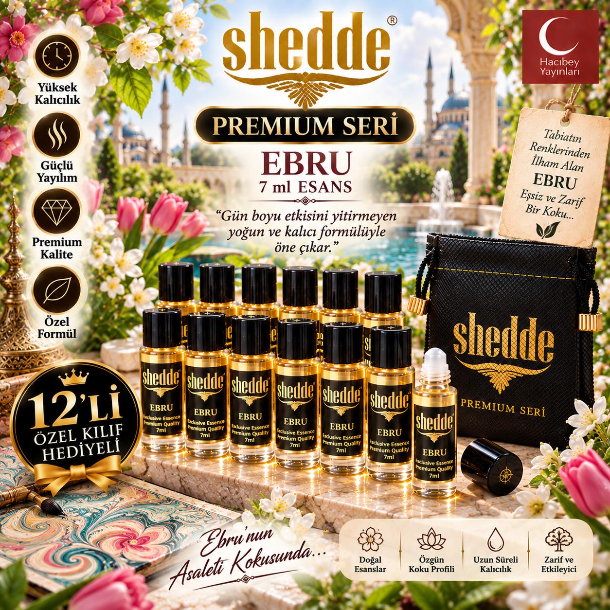 ZEYD SHEDDE 7 ML EBRU ESANS 12 Lİ KILIF HEDİYELİ