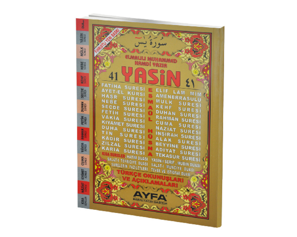 Y-AYFA 014 RAHLE BOY 128 SAYFA YASİN