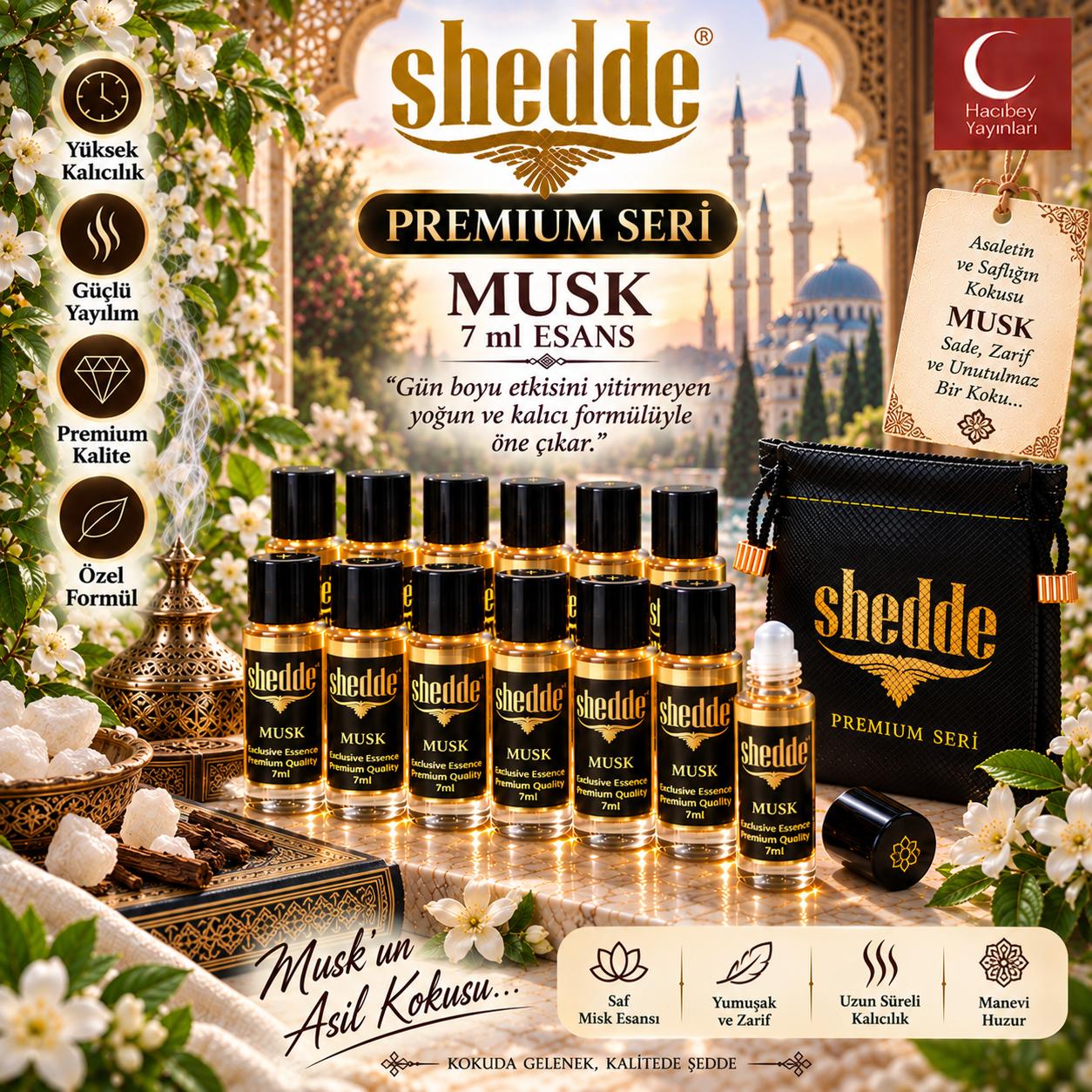 ZEYD SHEDDE 7 ML MUSK 12 Lİ KILIF HEDİYELİ