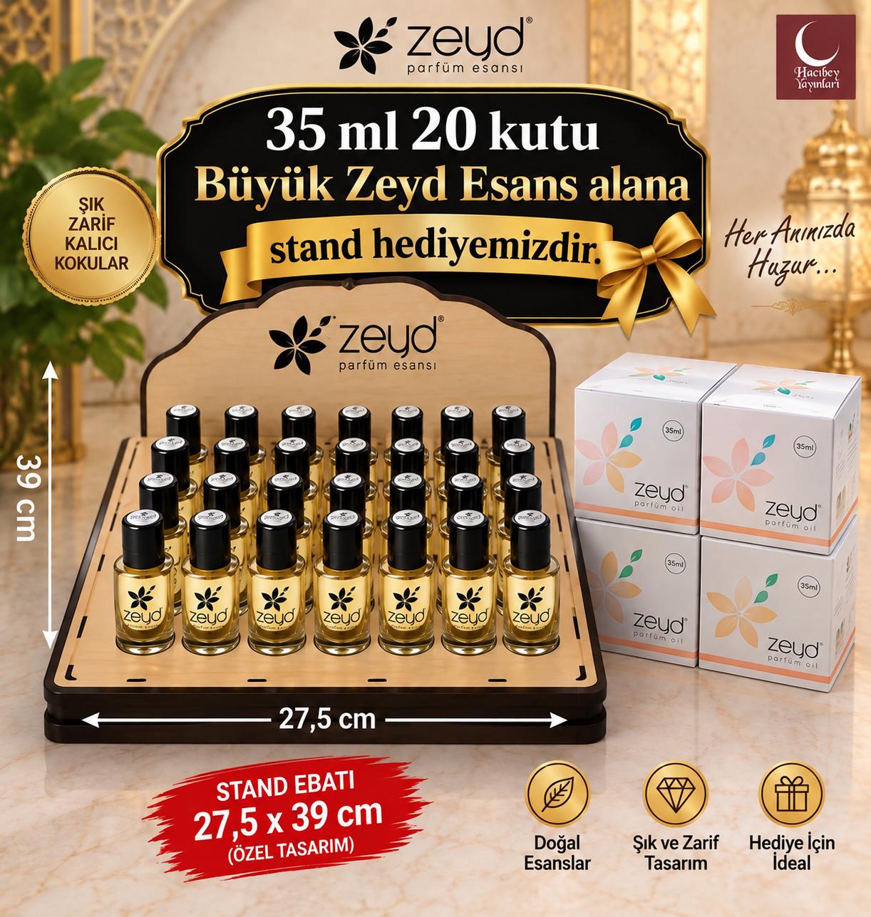 ZEYD 35 ML STANDLI SET (20 KUTU)