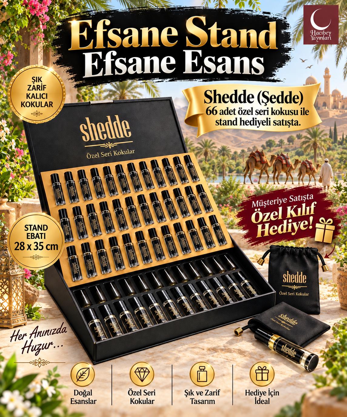 ZEYD SHEDDE 7 ML STANDLI SET (66 ADET+KILIFLAR) 