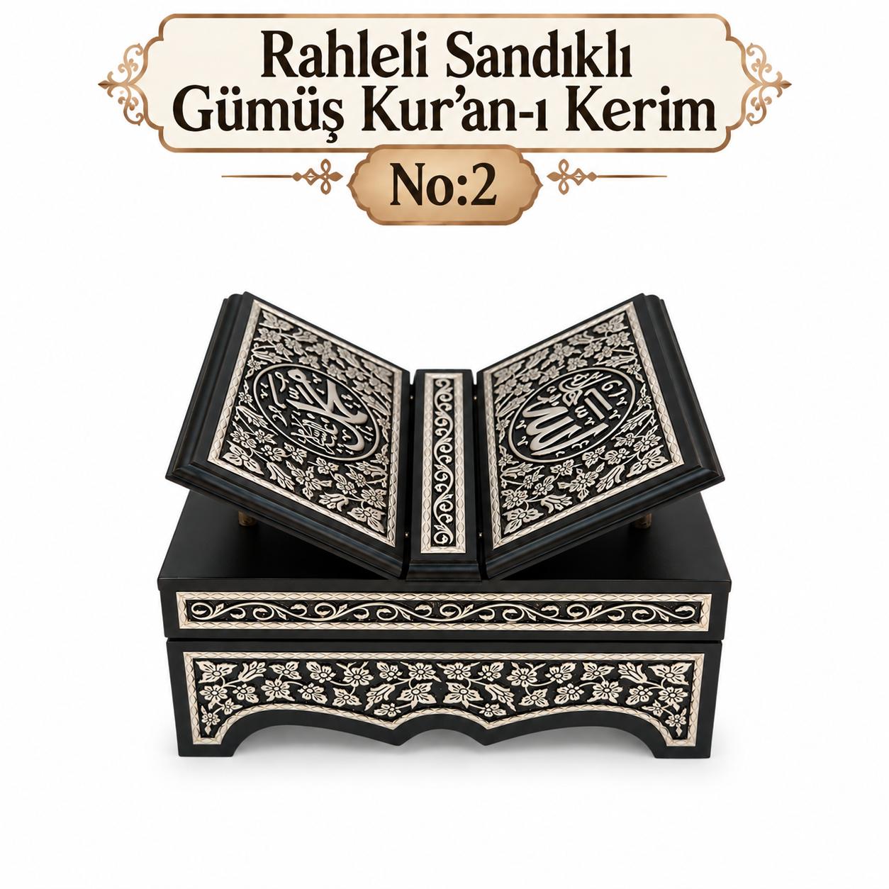 ÖRN RAHLELİ SANDIKLI GÜMÜŞ  KUR'AN-I KERİM NO:2