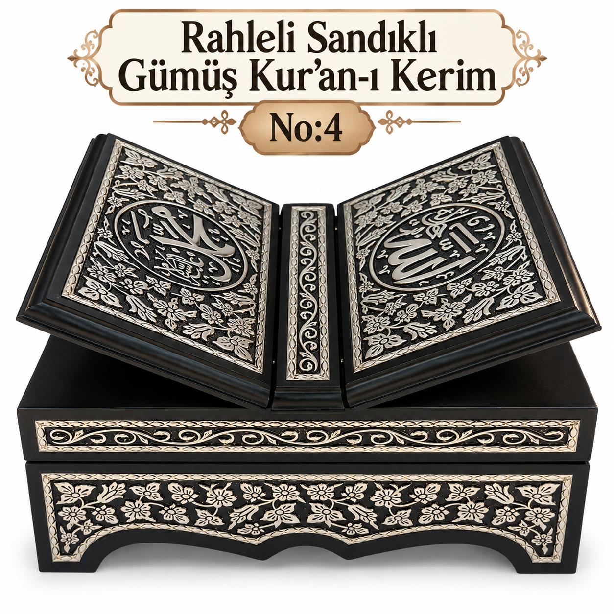 ÖRN RAHLELİ SANDIKLI GÜMÜŞ  KUR'AN-I KERİM NO:4