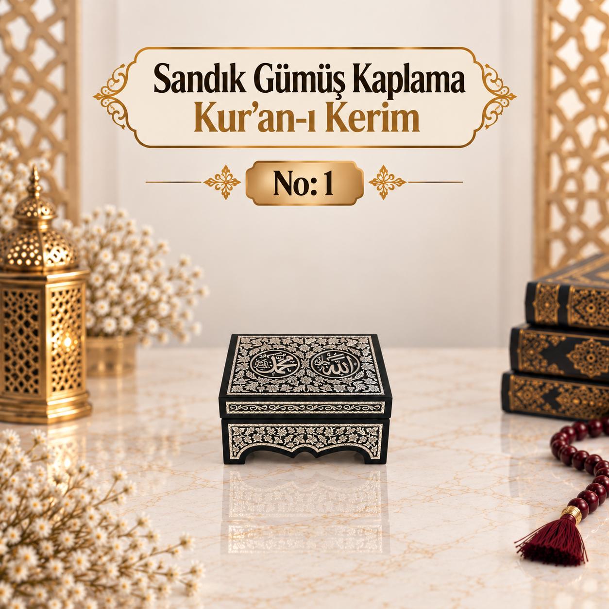 ÖRN SANDIK GÜMÜŞ KAPLAMA KUR'AN-I KERİM NO:1