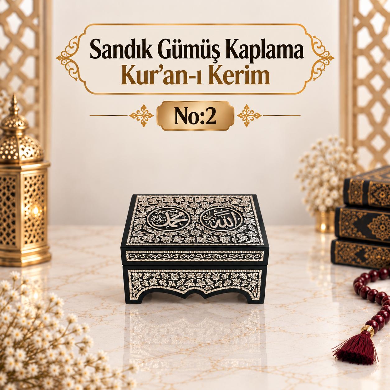 ÖRN SANDIK GÜMÜŞ KAPLAMA KUR'AN-I KERİM NO:2