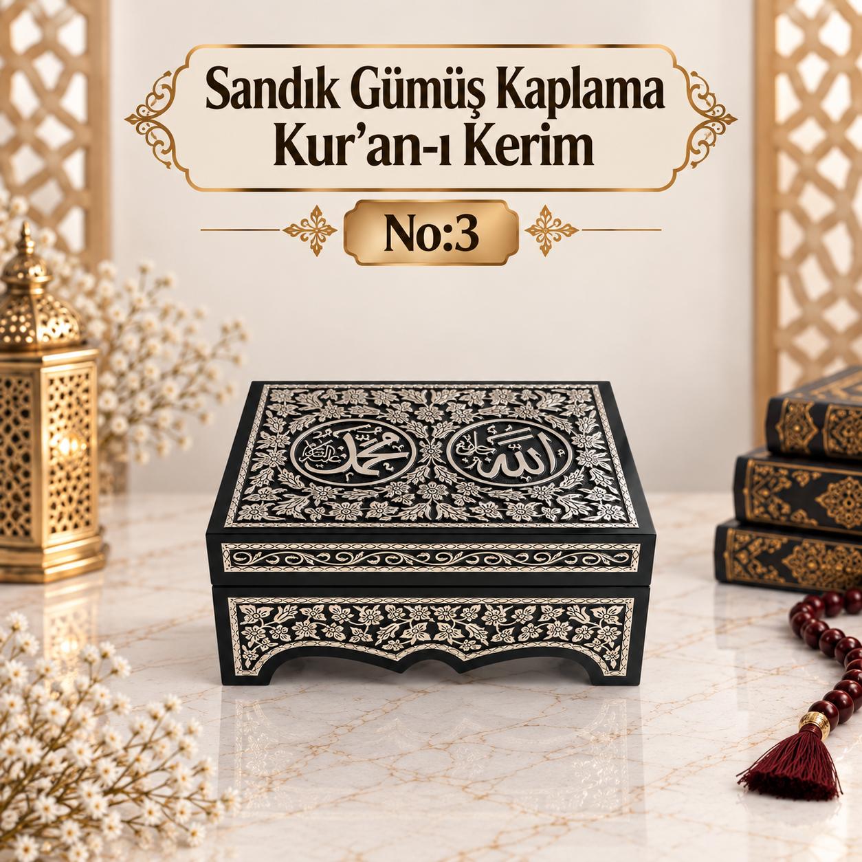 ÖRN SANDIK GÜMÜŞ KAPLAMA KUR'AN-I KERİM NO:3