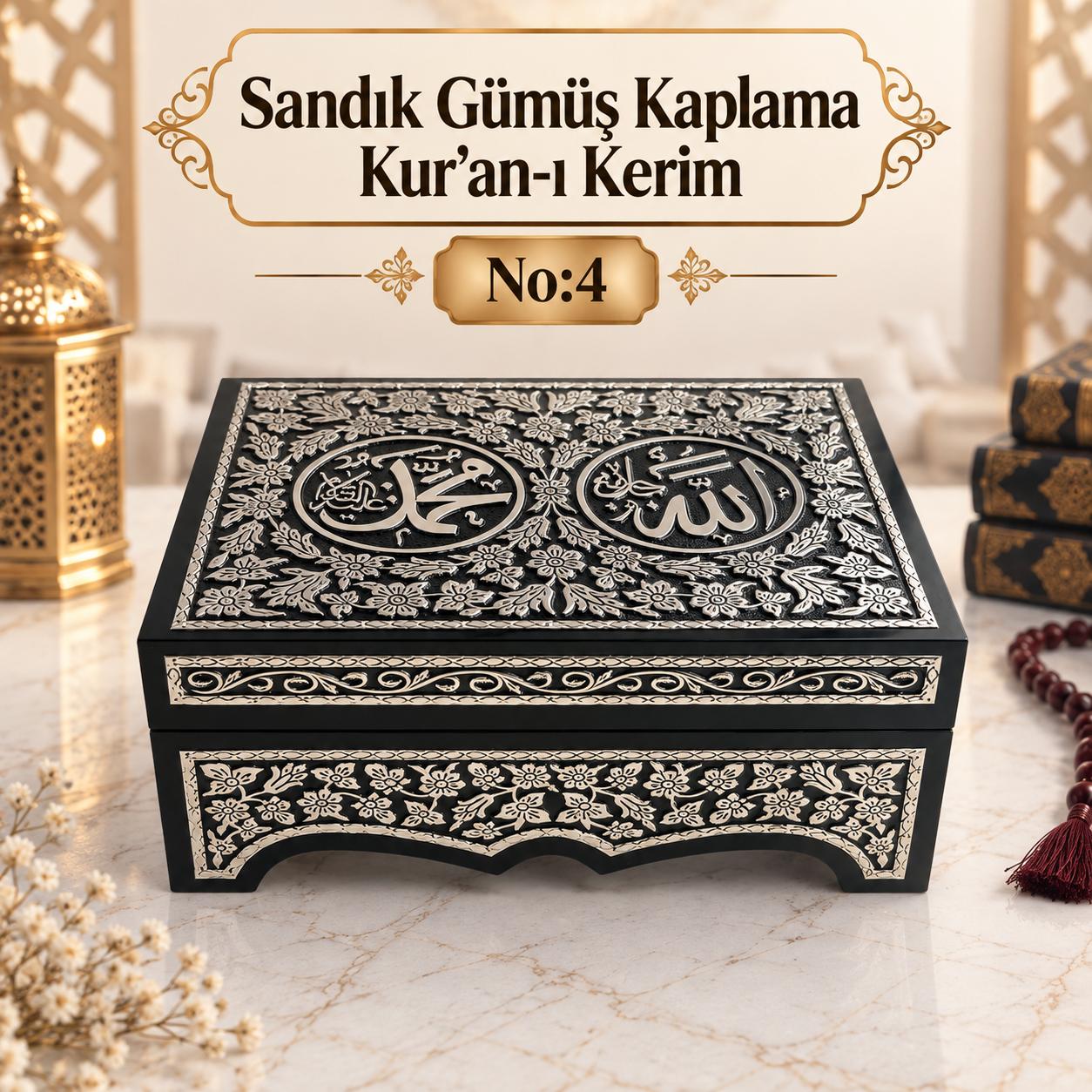 ÖRN SANDIK GÜMÜŞ KAPLAMA KUR'AN-I KERİM NO:4