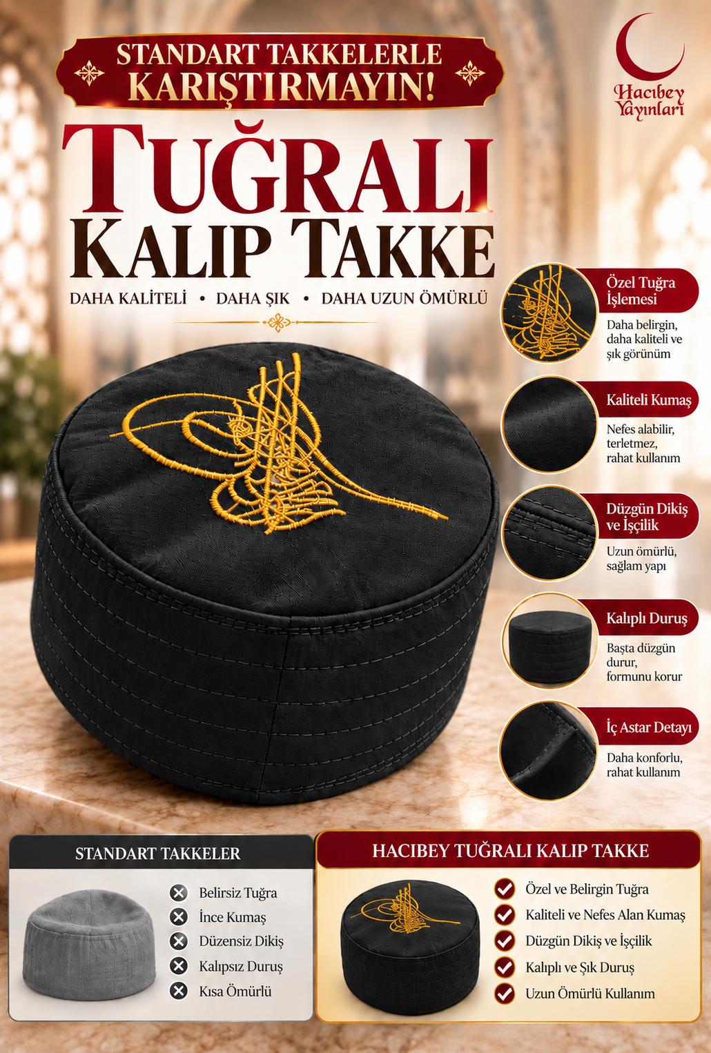 AD TUĞRALI TAKKE 55 NUMARA  SİYAH RENK ADET SATIŞ