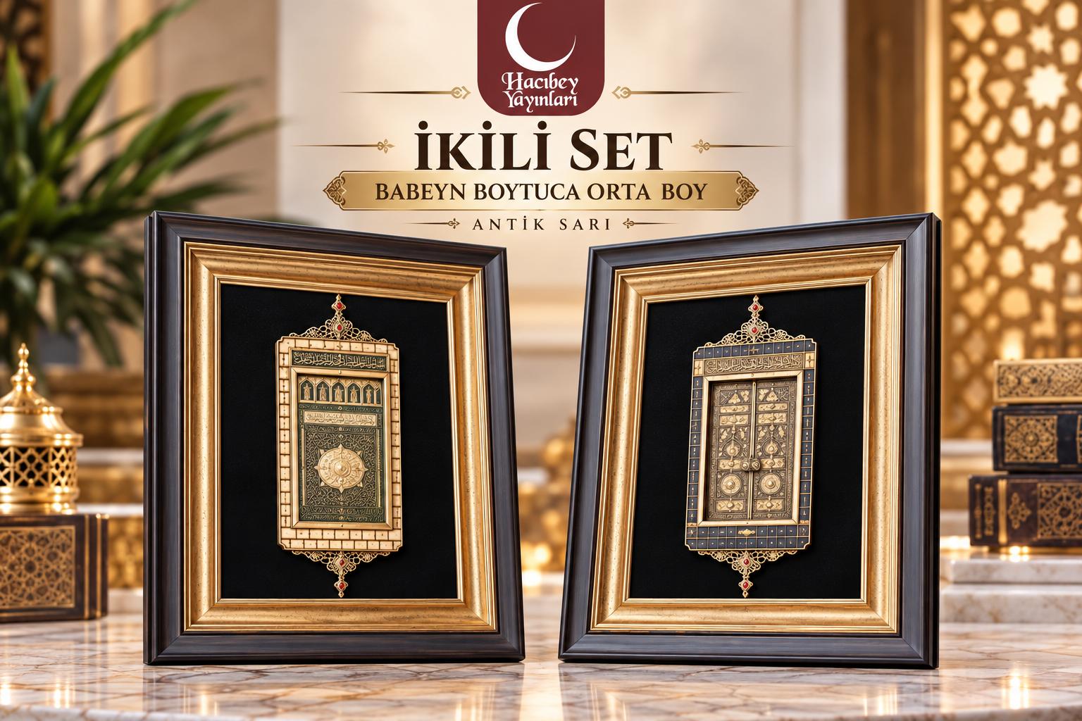 NAKKAŞ NKBC-65S3S2 BABEYN BOYTUCA ORTA BOY ANTİK SARI SET