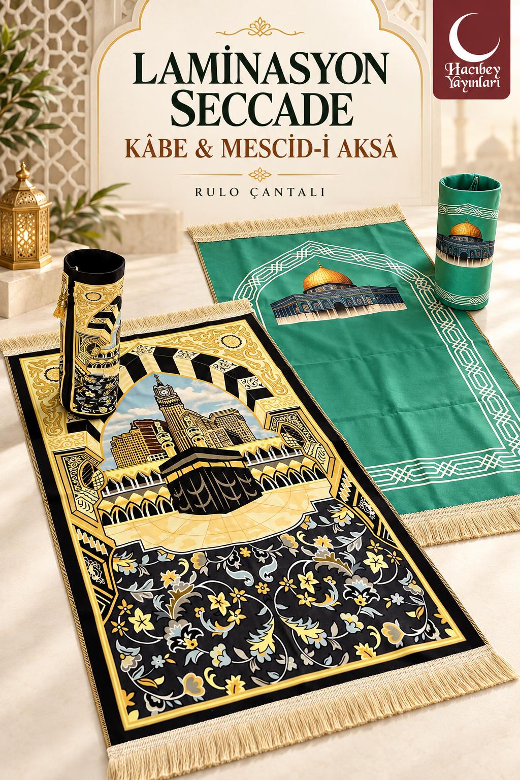NB LAMİNASYON KABE VE MESCİDİ AKSA SECCADE RULO ÇANTALI NO:6-200