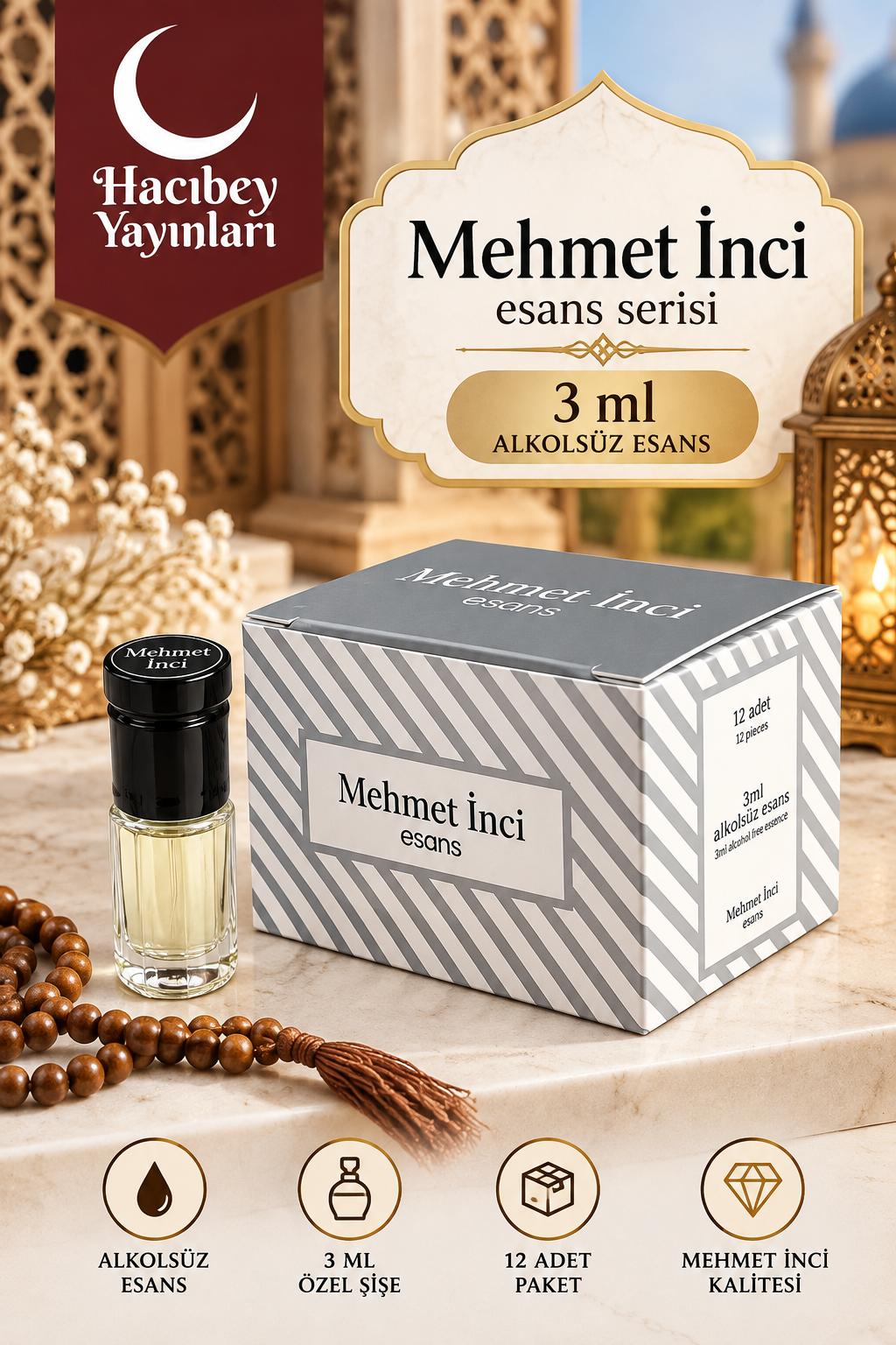 MEHMET İNCİ ESANS BEYAZ MİSK 3 ML 12 Lİ